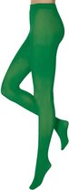 Apollo - Dames Feest panty - Joly Groen - 60 Denier - Maat XXL - Neon Legging - Leggings - Legging carnaval - Carnavalskleding