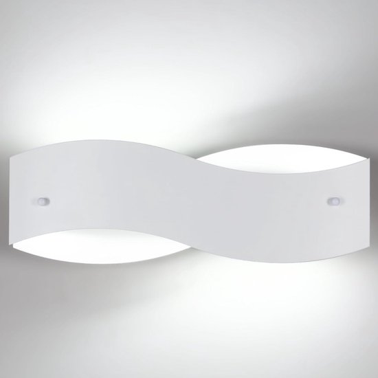 Delaveek-Gevormde LED-lijn wandlamp - Wit - 18W 2025lm- 34*11.5*10CM- Wit 6500K