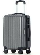 RYER Handbagage Koffer 36L - Combinatieslot - Waterdicht - 360 Graden Wielen - Grijs