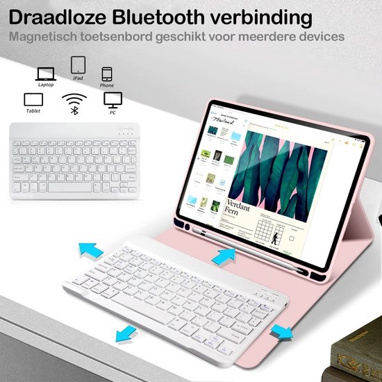 Acheter Étui En Cuir Avec Clavier Pour IPad Pro Air 11 2024 Étui