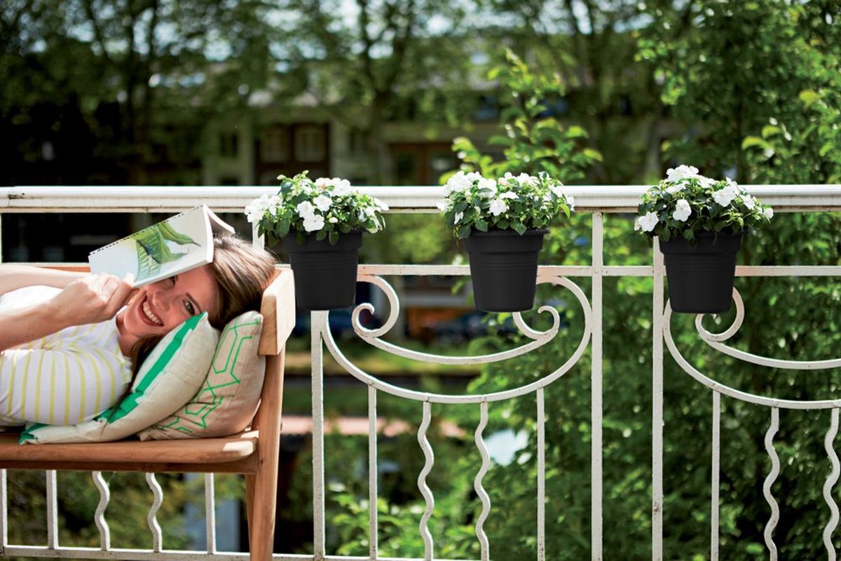 Elho Green Basics Easy Hanger S 26 - Hanging Planter for Outdoors