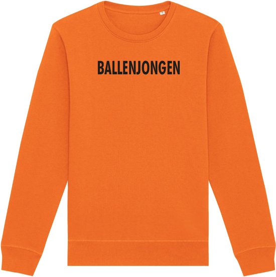 EK sweater oranje XXL - Ballenjongen - soBAD. | EK 2024 | Unisex | Sweater dames | Sweater heren | Voetbal