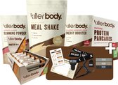 Killerbody Afval Starterspakket - Maaltijdshake & Fatburner - Vanilla & Raspberry & Chocolate Brownie - 1200 gr