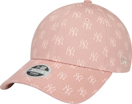 New Era Wmns Monogram 9FORTY New York Yankees Cap 60434993, Vrouwen, Roze, Pet, maat: OSFM