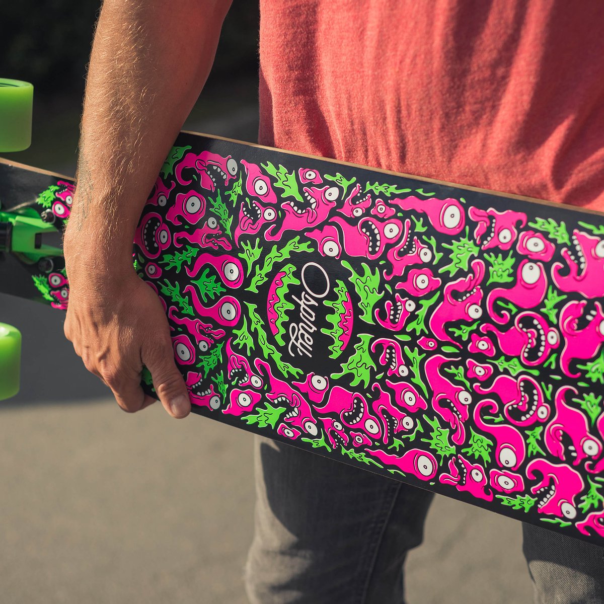Osprey Character 39" Twin Tip Longboard - Drop-Through Trucks - ABEC 9 — afbeelding 14
