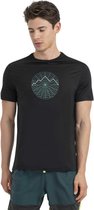 Icebreaker Merino 125 Cool-lite Sphere III Vision Grid T-shirt manches courtes Zwart M Homme