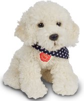 Hermann Teddy Knuffeldier hond Labradoodle puppy - zachte pluche - premium kwaliteit knuffels - blond - 28 cm