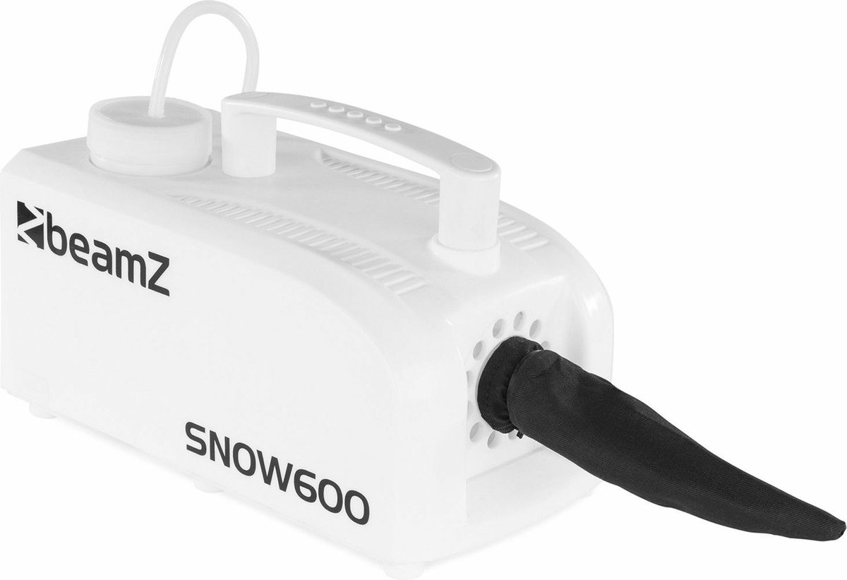 Sneeuwmachine - BeamZ SNOW600 - inclusief 0.5L concentraat voor 10L sneeuwvloeistof - 