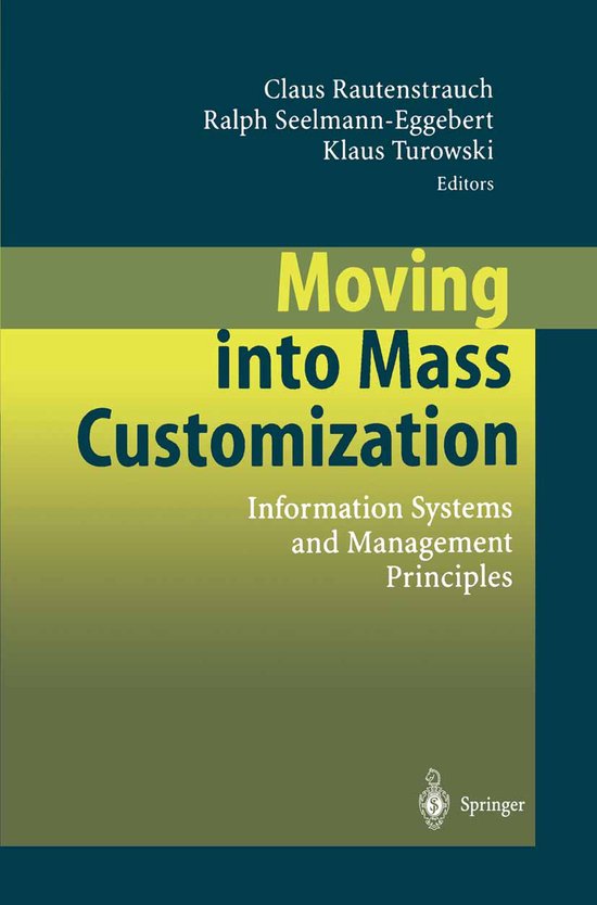 Moving into Mass Customization - cover