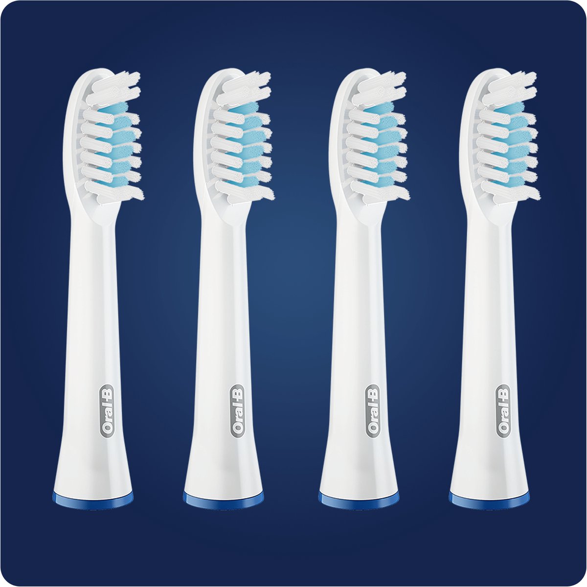 Bol.com Oral-B Pulsonic SR32-4 - Opzetborstels - 4 stuks - Wit aanbieding