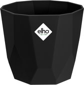 Elho B.for Rock 18 - Bloempot voor Binnen - Ø 18.6 x H 16.6 cm - Living Black