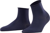 FALKE Cotton Touch eenkleurig katoen sokken dames blauw - maat 35-38