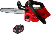 Milwaukee M18 FTHCHS30-121 Snoerloze Bovenhandgreep Kettingzaag 18 V 30 cm + 1x accu 12.0 Ah - zonder oplader