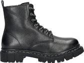 Cafe Moda dames veterboot - Zwart - Maat 36