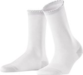 FALKE Bold Dot duurzaam biologisch katoen sokken dames wit - Maat 39-42