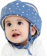 Casque de Protection de la tête pour bébé, casque de sécurité réglable pour tout-petit, casquette de Protection de la tête pour nourrissons, étoiles Blauw