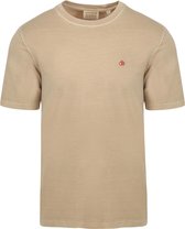 Scotch & Soda Garment Dye Logo Crew T-shirt Heren T-shirt - Maat XL