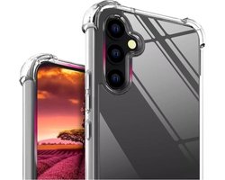 Schokbestendig Hoesje - Crystal Clear Back Cover Geschikt voor: Samsung Galaxy A34 5G | Transparante achterkant PC & TPU Bumper
