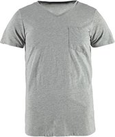 Brunotti - Adrano T-Shirt V-Hals Grijs Melange - XL