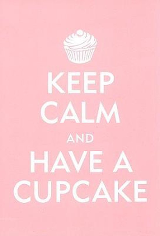 Notitieboekje Peter Pauper Keep Calm & Have a Cupcake (small)