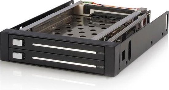 StarTech.com 2-Bay 2,5 inch Hot-Swappable SATA Mobile Rack Backplane