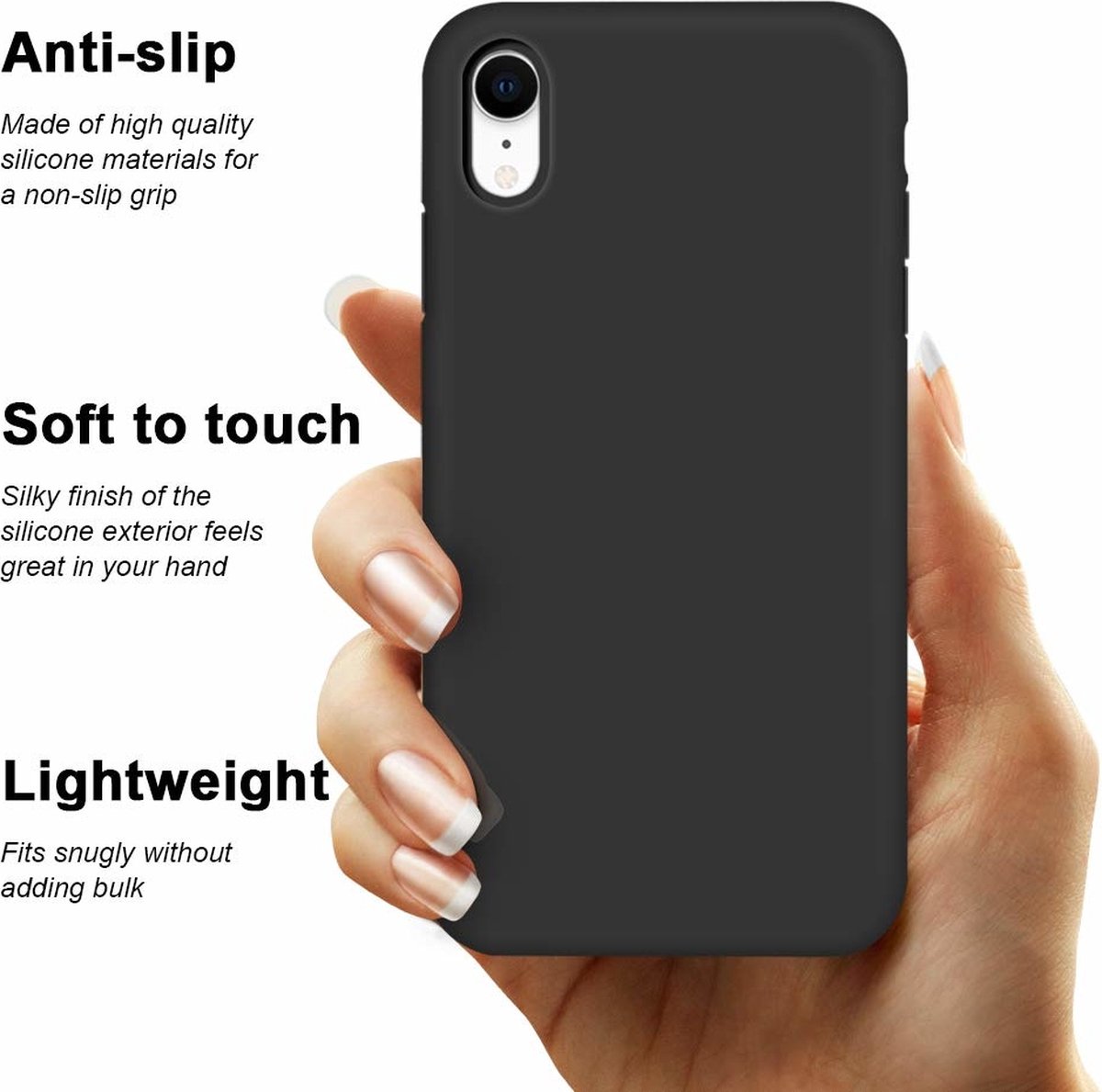 Iphone xr silicone case deals