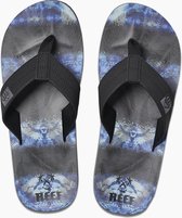 Reef Ht Prints Heren Slippers - Bla/Aqu/Stripes - Maat 40