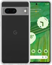 Hoesje Geschikt voor Google Pixel 7 Hoesje Siliconen Case Hoes - Hoes Geschikt voor Google Pixel 7 Hoes Cover Case - Transparant