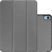 Hoesje Geschikt voor iPad 2022 Hoesje Case Hard Cover Hoes Book Case - Grijs