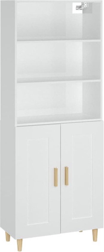 Rolkast 60x45x60 cm bewerkt hout betongrijs kopen