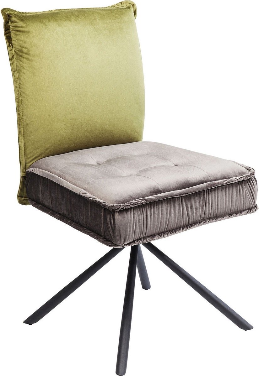 Kare Design Kare Eetkamerstoel Chelsea Green Grijs/Groen