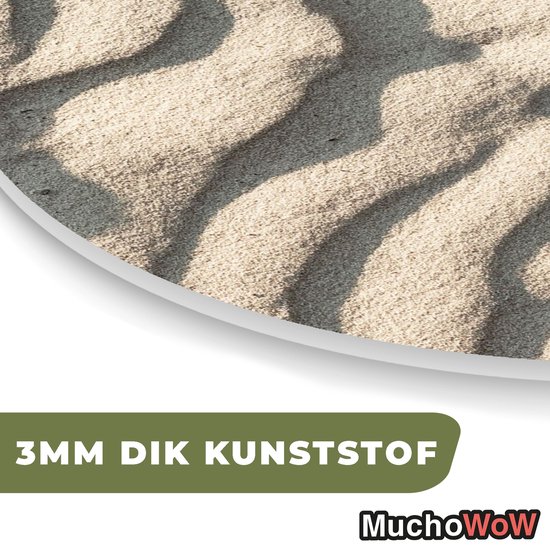 Décoration murale Organique - Décoration Décoration murale Plastique - Peinture Organique - Plage - Sable - Été - 60x60 cm - Forme Miroir Organique sur Plastique