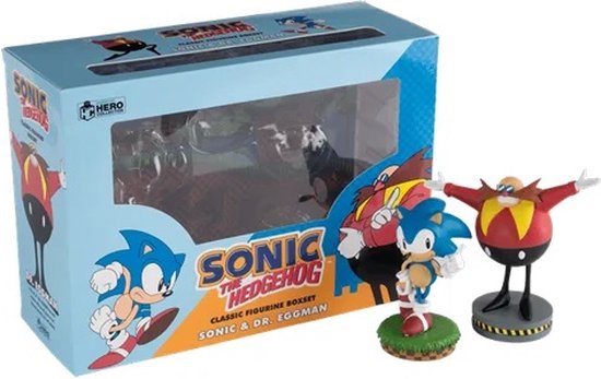 Sonic the Hedgehog - Sonic en Dr. Eggman 1:16 figuurs doos-Set