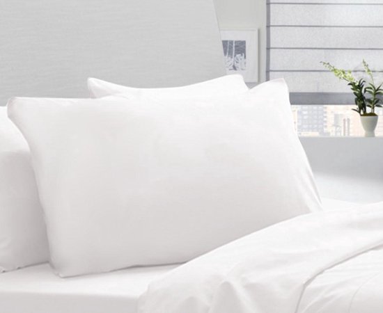 Oreiller Hotel - 60x70cm - blanc - qualité hôtelière - rafraîchissant - anti allergie - moyen - oreillers