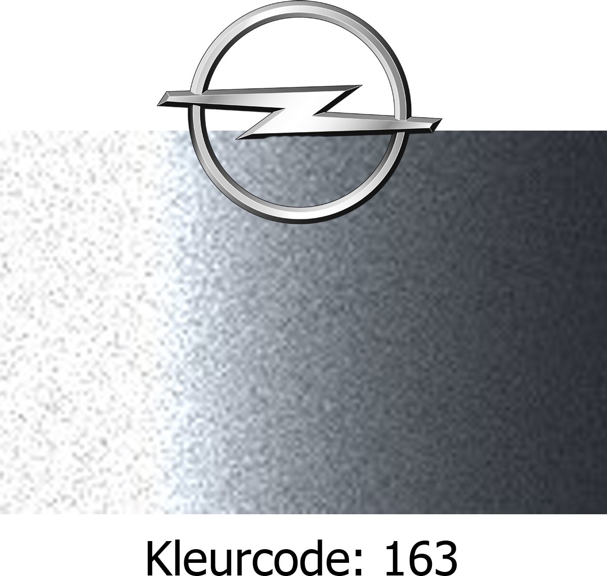 Lakstift Autolak OPEL Kleurcode 163 - LICHTSILBER/SILVER LIGHTNING-MET ...