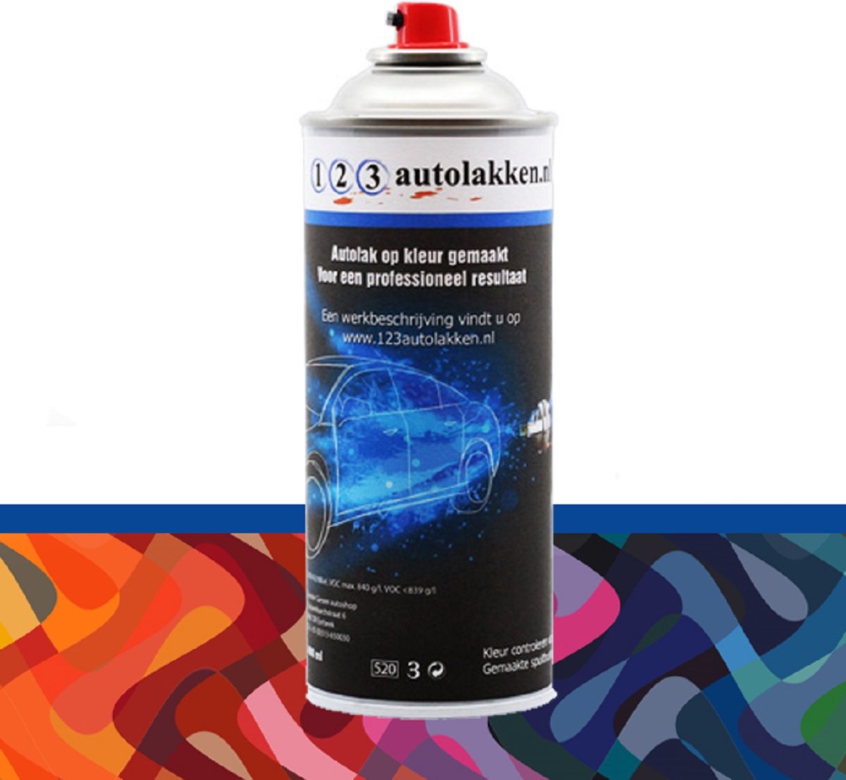 Spuitbus Autolak VOLKSWAGEN Kleurcode LY3D - TORNADOROT - 400ml