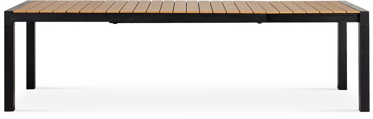 Stef tuintafel bruin - verlengbaar - 205 x 100 cm