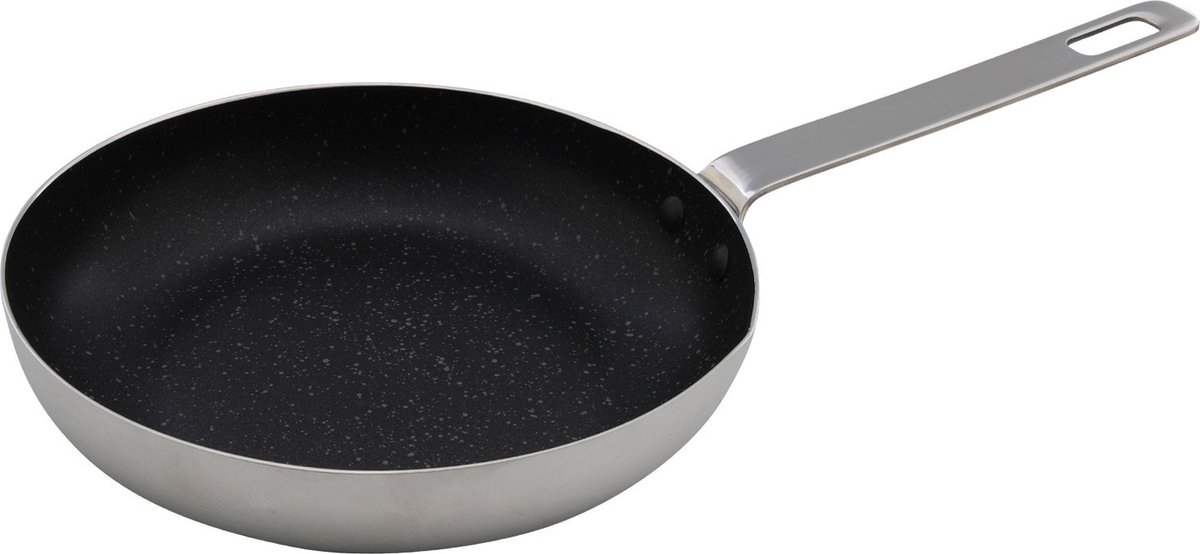 Aluminium professionele koekenpan met anti-aanbak laag 24 cm - Hapjespannen