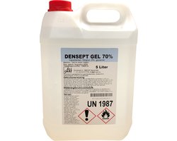Alcoholgel 70% 5 Liter, 2 flessen