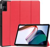 Xiaomi Redmi Pad - Étui élégant pour tablette - Fonction Sleep/Réveil - Rouge