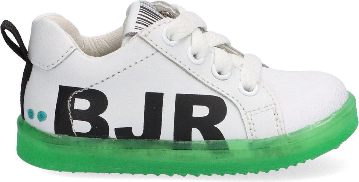BunniesJR 221322-500 Jongens Lage Sneakers - Wit - Leer - Veters