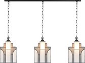Art Deco Trade - 3 x Tiffany New York Sky Line met ketting aan plafondbalk