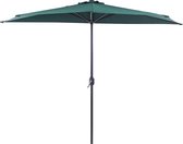 Bol.com Beliani GALATI - Halfronde parasol - Groen - Kunststof aanbieding
