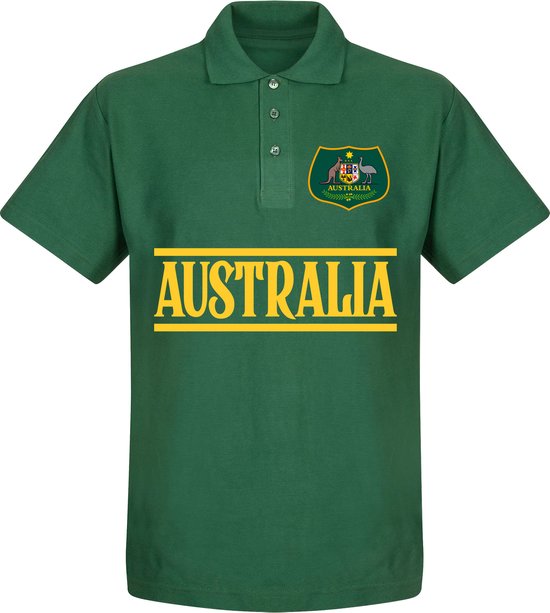 Australië Team Polo Shirt - Donkergroen - M