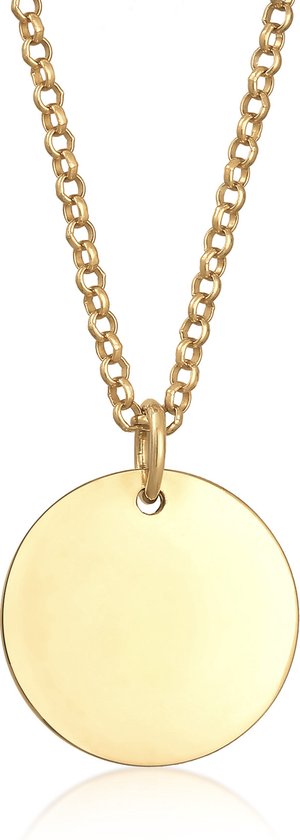 Elli - Elli Halsketting Dames Klassieker Met Maanste In 925 Sterling Zilver 607802034