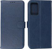 Hoesje Geschikt voor Samsung Galaxy A23 - Book Case Telefoonhoesje - Kaarthouder Portemonnee Hoesje - Wallet Cases - Navy