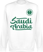Saudi-Arabië Team Sweater - Wit - XL