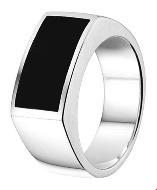 Zilveren Ring onyx  1015220 20.00 mm (63)