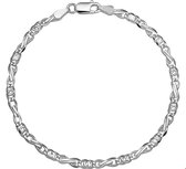 Zilveren Armband valkenoog 3 1002296 18 cm