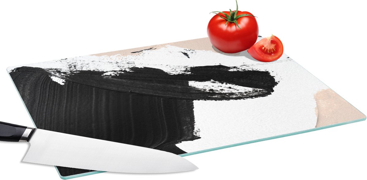 Glazen Snijplank - 39x28 - Verf - Design - Abstract - Snijplanken Glas